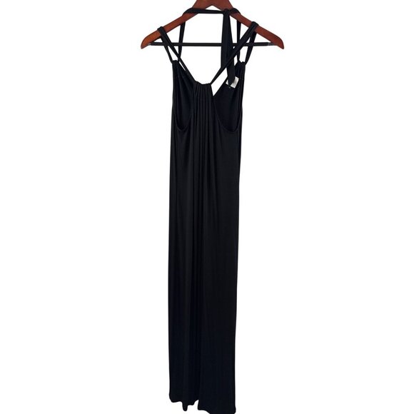 Cabi Black Sleeveless Strappy Maxi Dress M Made In China - Picture 4 of 5